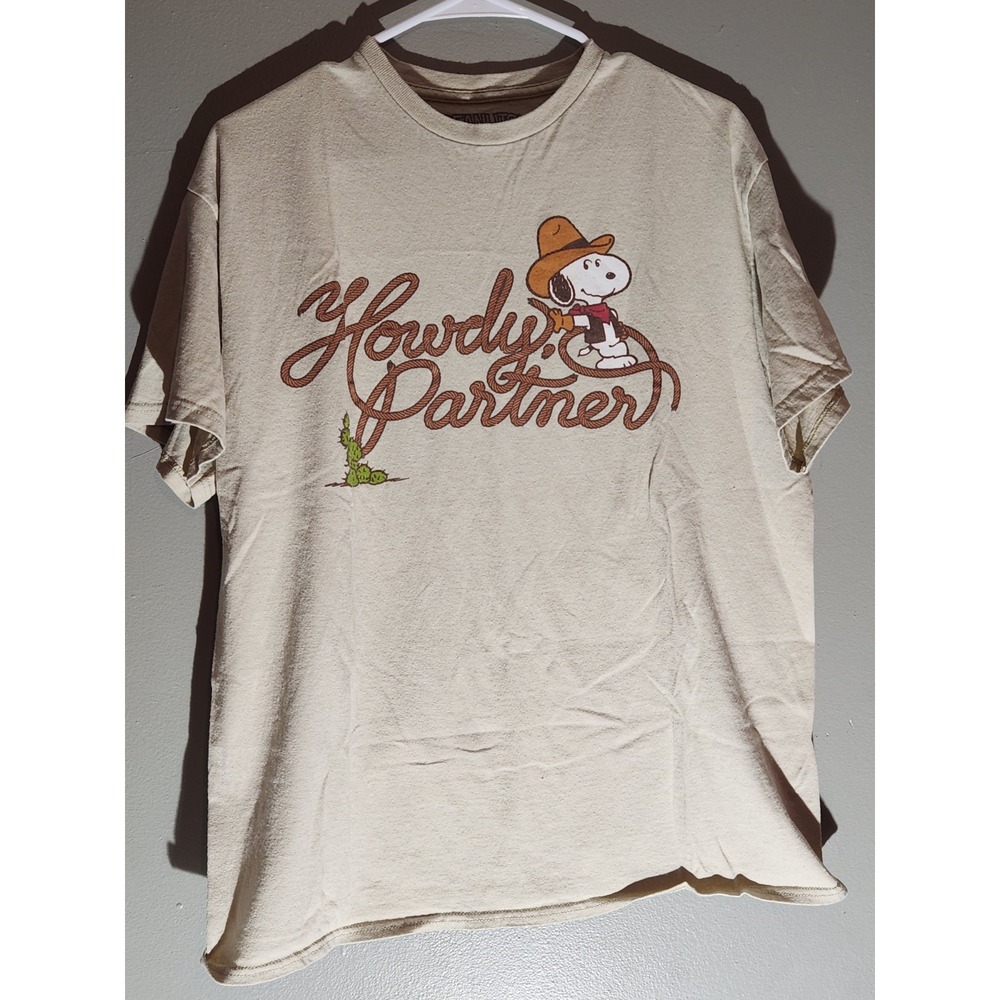 Peanuts t shirt womens large